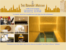 Tablet Screenshot of fifthavenuemikvah.com